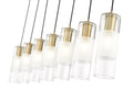 Z-LITE, ALTON LINEAR CHANDELIER, LINEAR LIGHT