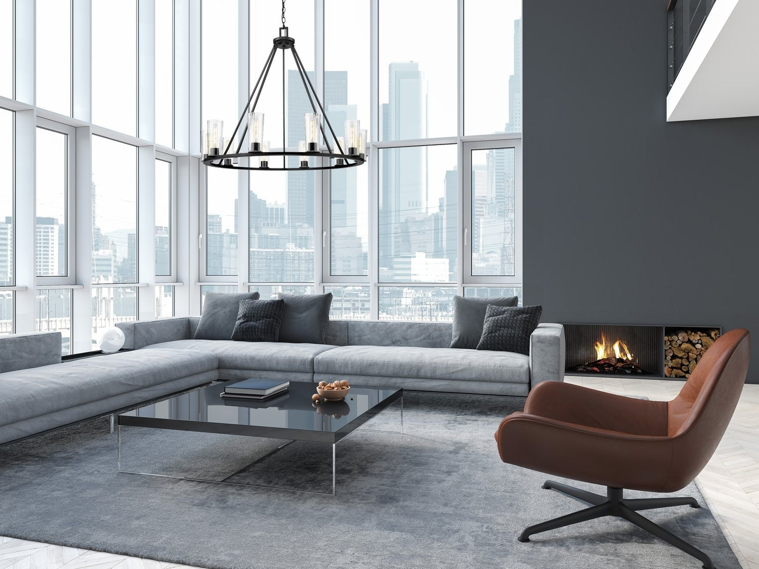 Z-LITE, TITUS CHANDELIER, CHANDELIER LIGHT