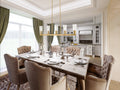 Z-LITE, TITUS LINEAR CHANDELIER, LINEAR LIGHT
