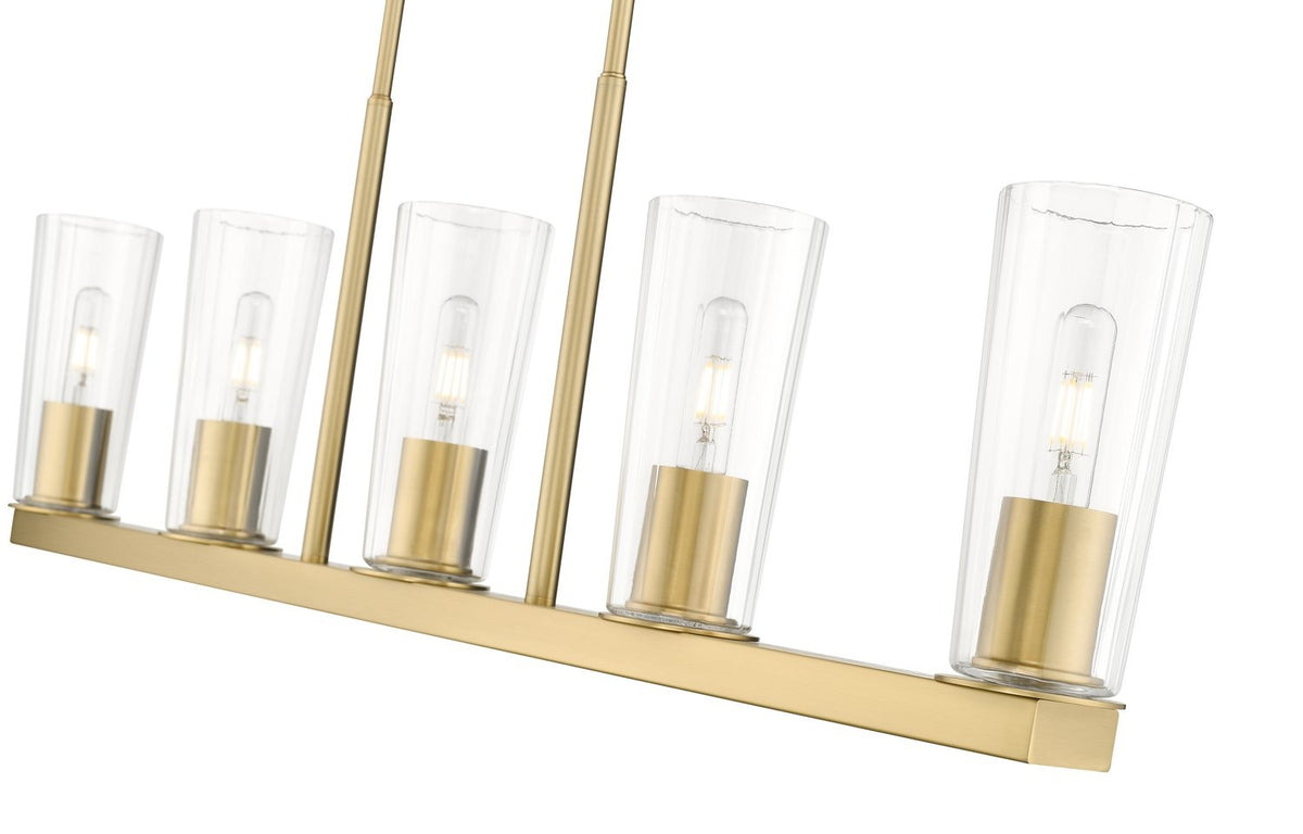Z-LITE, TITUS LINEAR CHANDELIER, LINEAR LIGHT