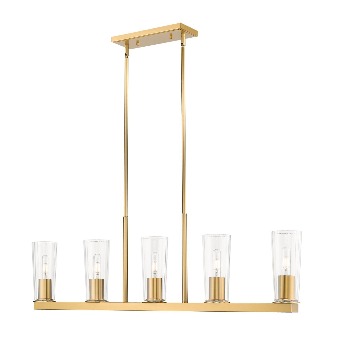 Z-LITE, TITUS LINEAR CHANDELIER, LINEAR LIGHT