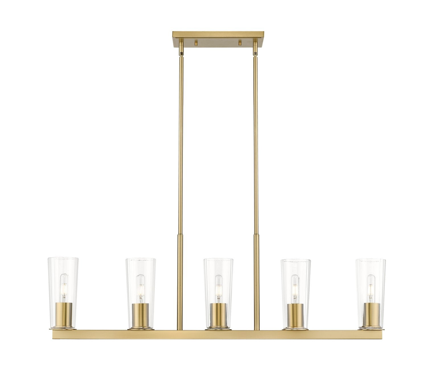 Z-LITE, TITUS LINEAR CHANDELIER, LINEAR LIGHT