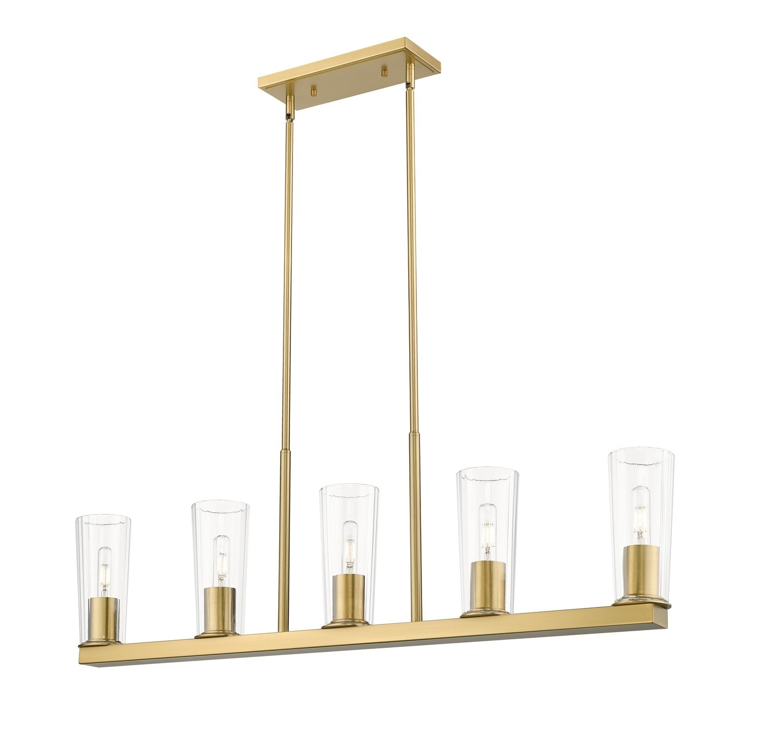 Z-LITE, TITUS LINEAR CHANDELIER, LINEAR LIGHT