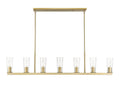 Z-LITE, TITUS LINEAR CHANDELIER, LINEAR LIGHT