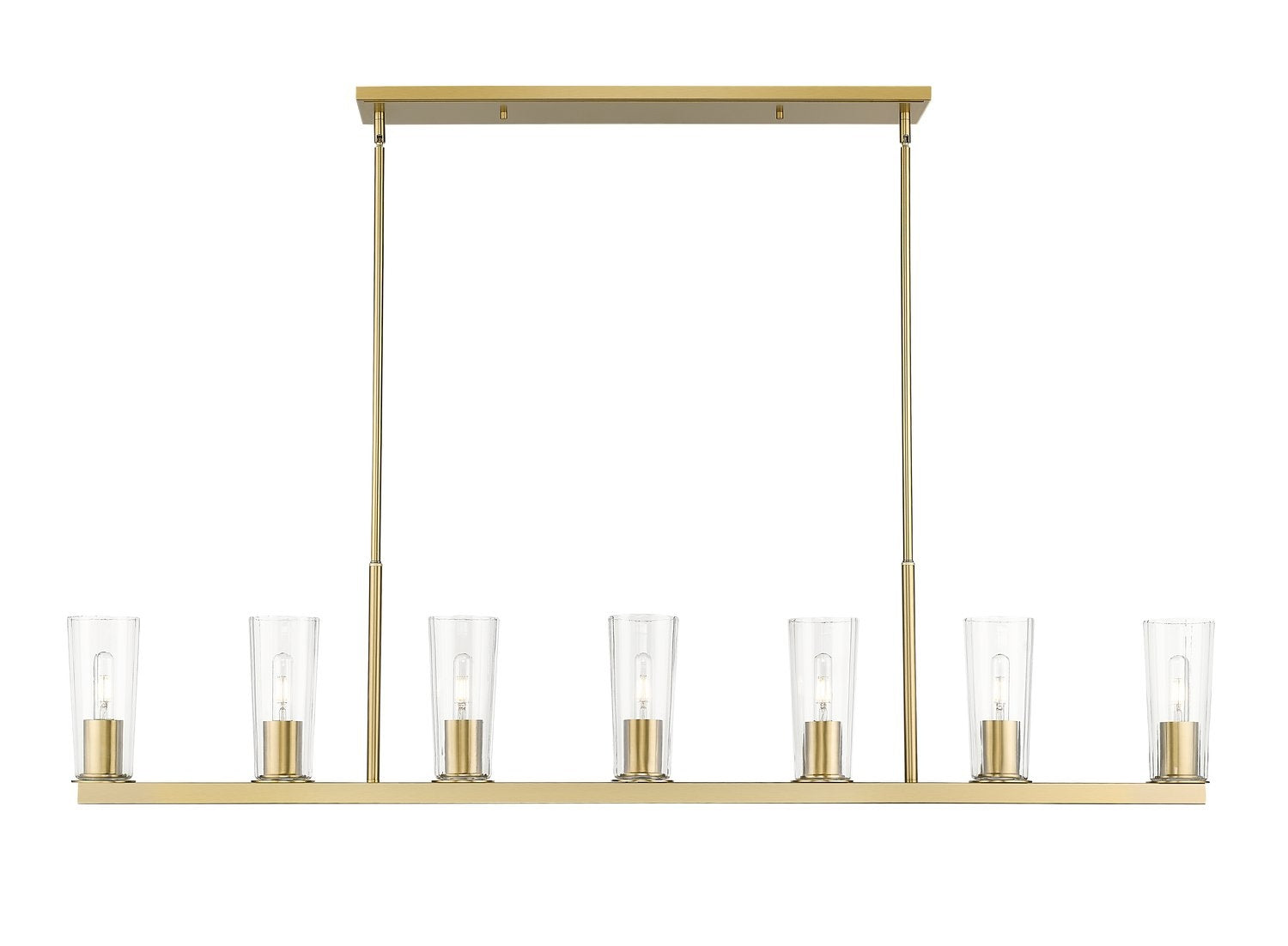 Z-LITE, TITUS LINEAR CHANDELIER, LINEAR LIGHT