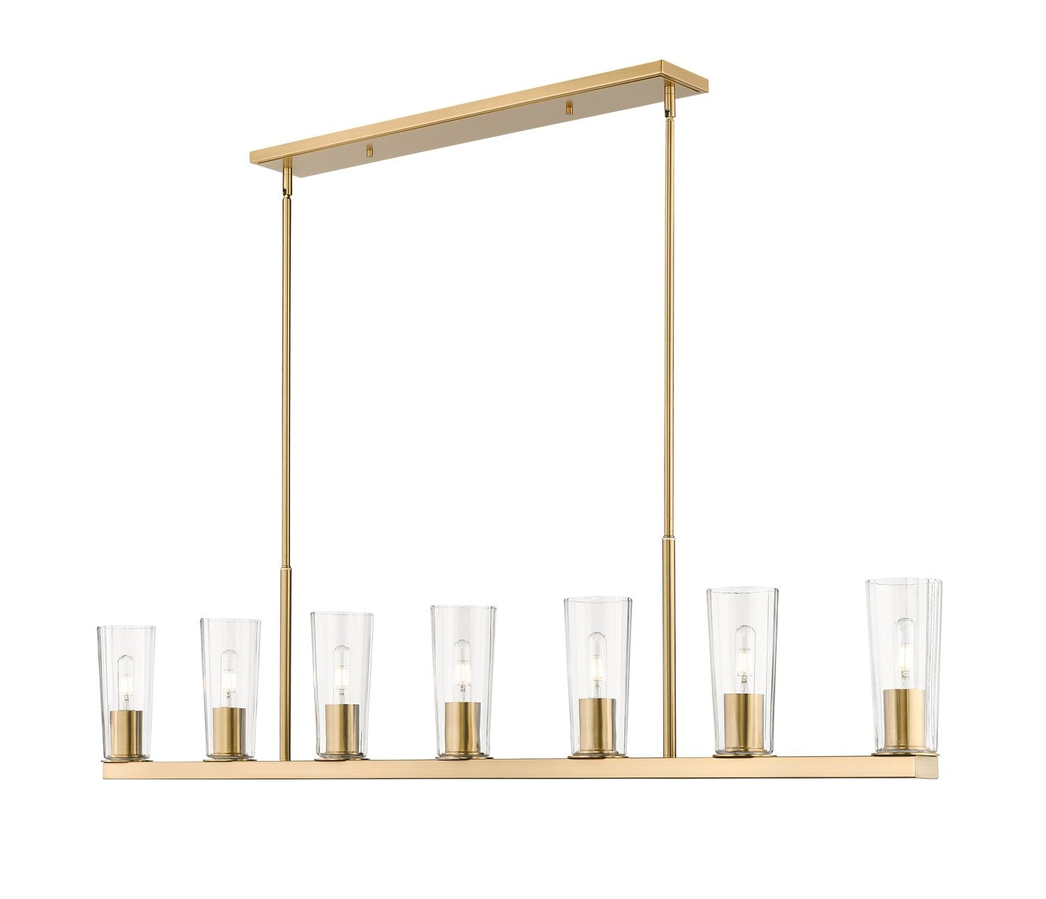 Z-LITE, TITUS LINEAR CHANDELIER, LINEAR LIGHT