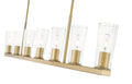 Z-LITE, TITUS LINEAR CHANDELIER, LINEAR LIGHT