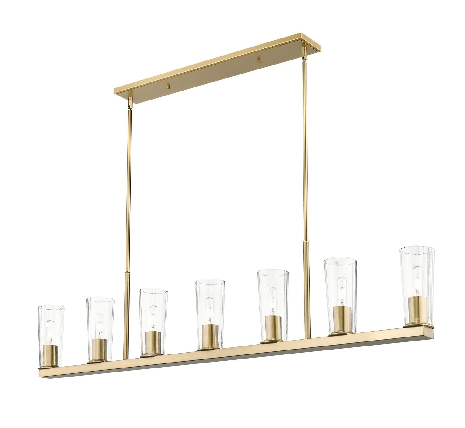 Z-LITE, TITUS LINEAR CHANDELIER, LINEAR LIGHT
