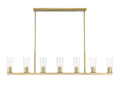 Z-LITE, TITUS LINEAR CHANDELIER, LINEAR LIGHT