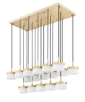 Z-LITE, RENAUD LINEAR CHANDELIER, LINEAR LIGHT