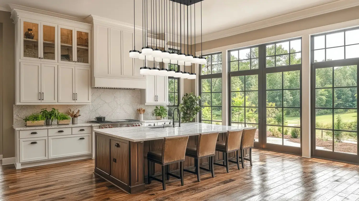 Z-LITE, RENAUD LINEAR CHANDELIER, LINEAR LIGHT