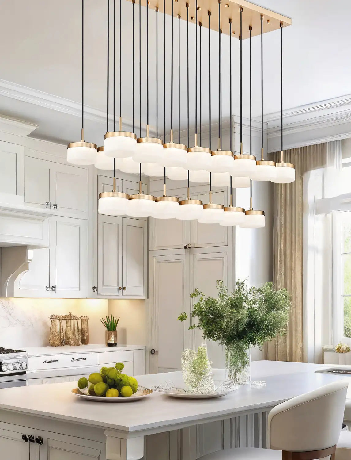 Z-LITE, RENAUD LINEAR CHANDELIER, LINEAR LIGHT