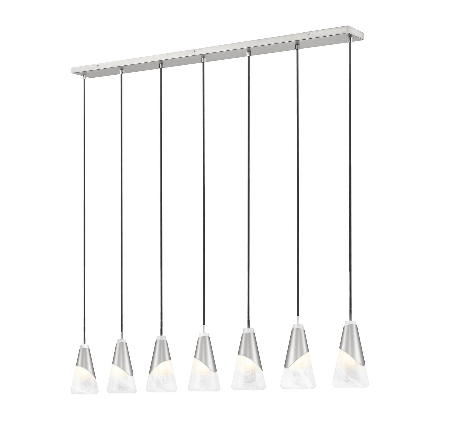 Z-LITE, AIMIE LINEAR CHANDELIER, LINEAR LIGHT FIXTURE