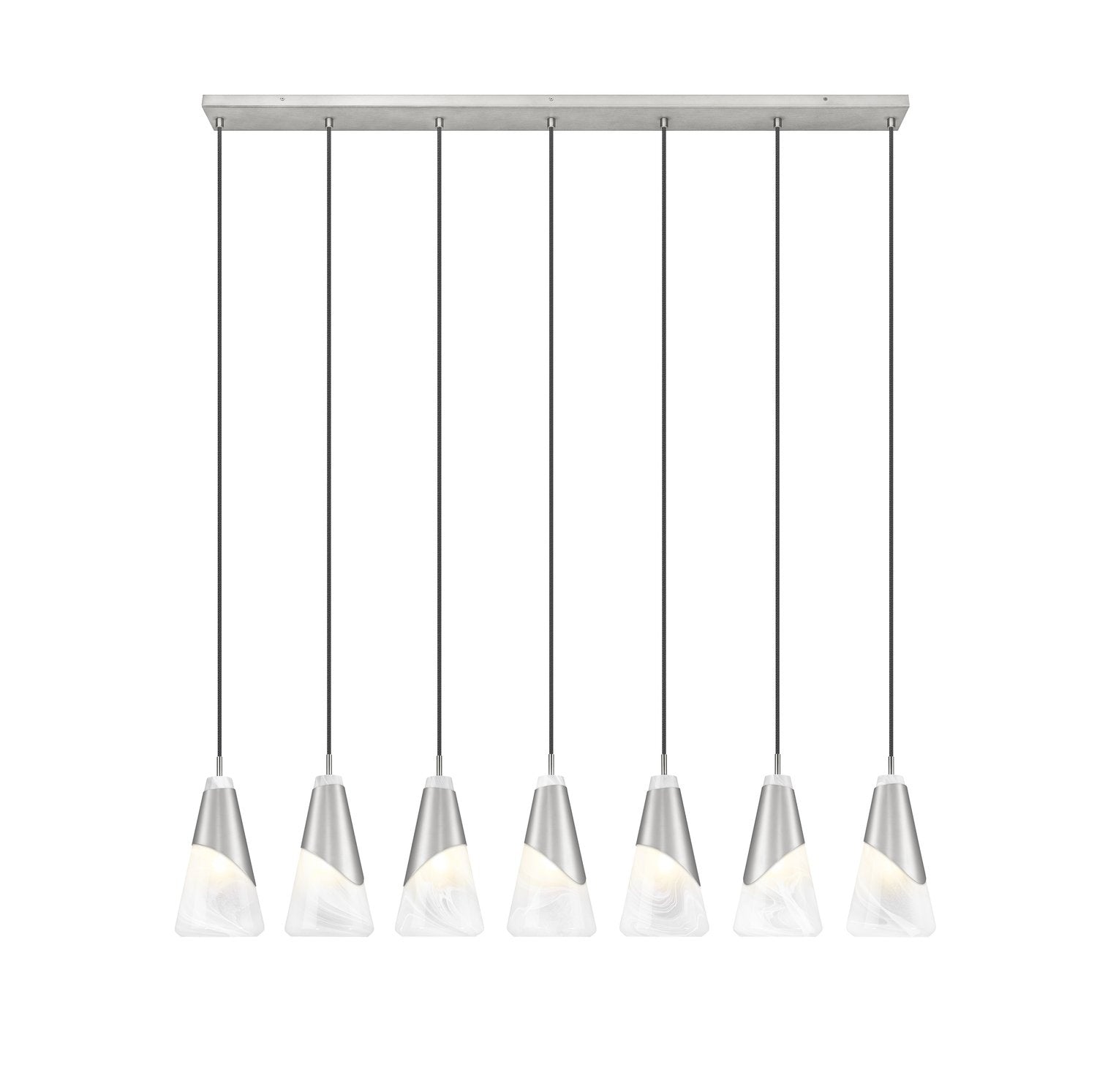 Z-LITE, AIMIE LINEAR CHANDELIER, LINEAR LIGHT FIXTURE