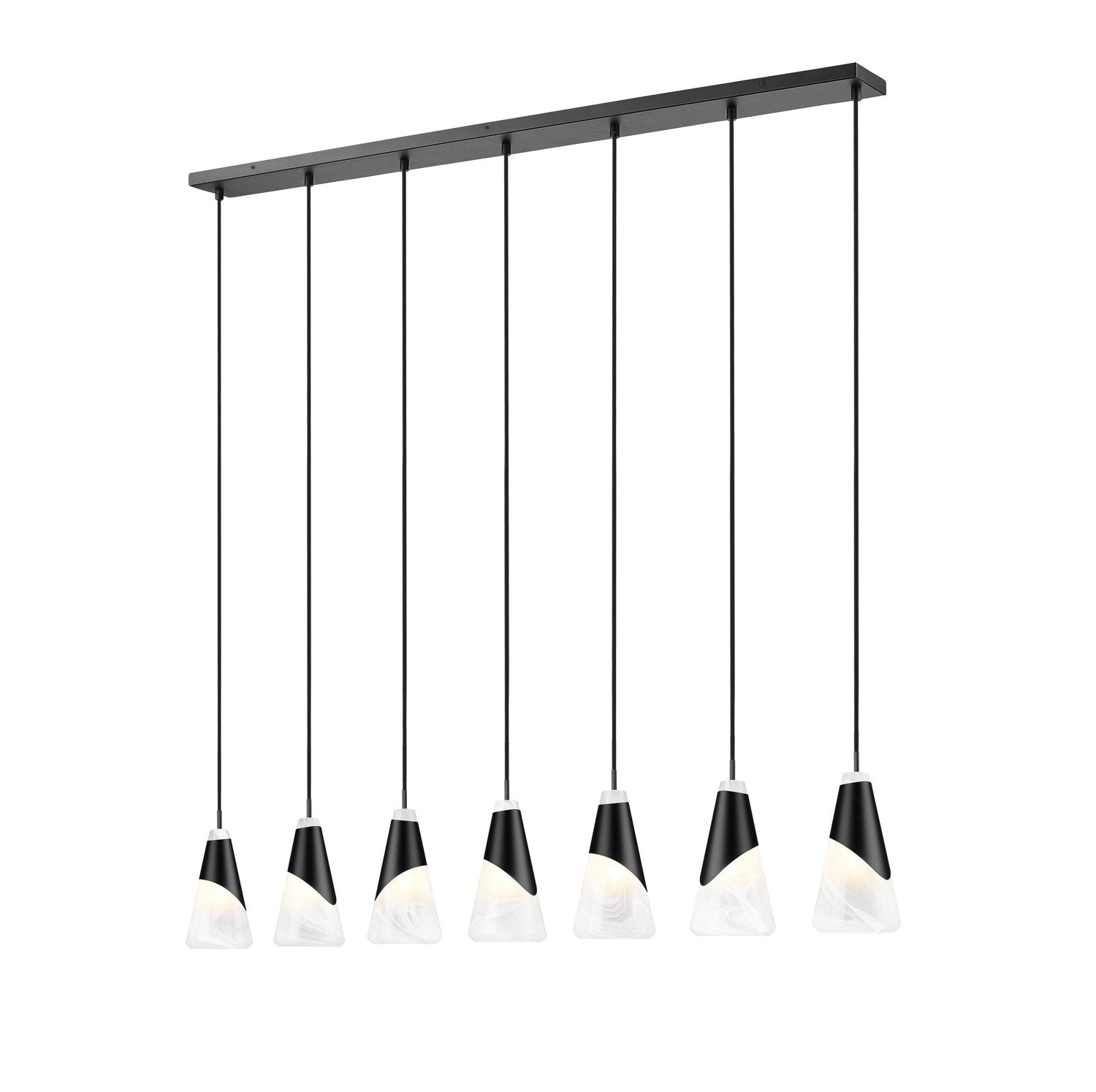 Z-LITE, AIMIE LINEAR CHANDELIER, LINEAR LIGHT FIXTURE