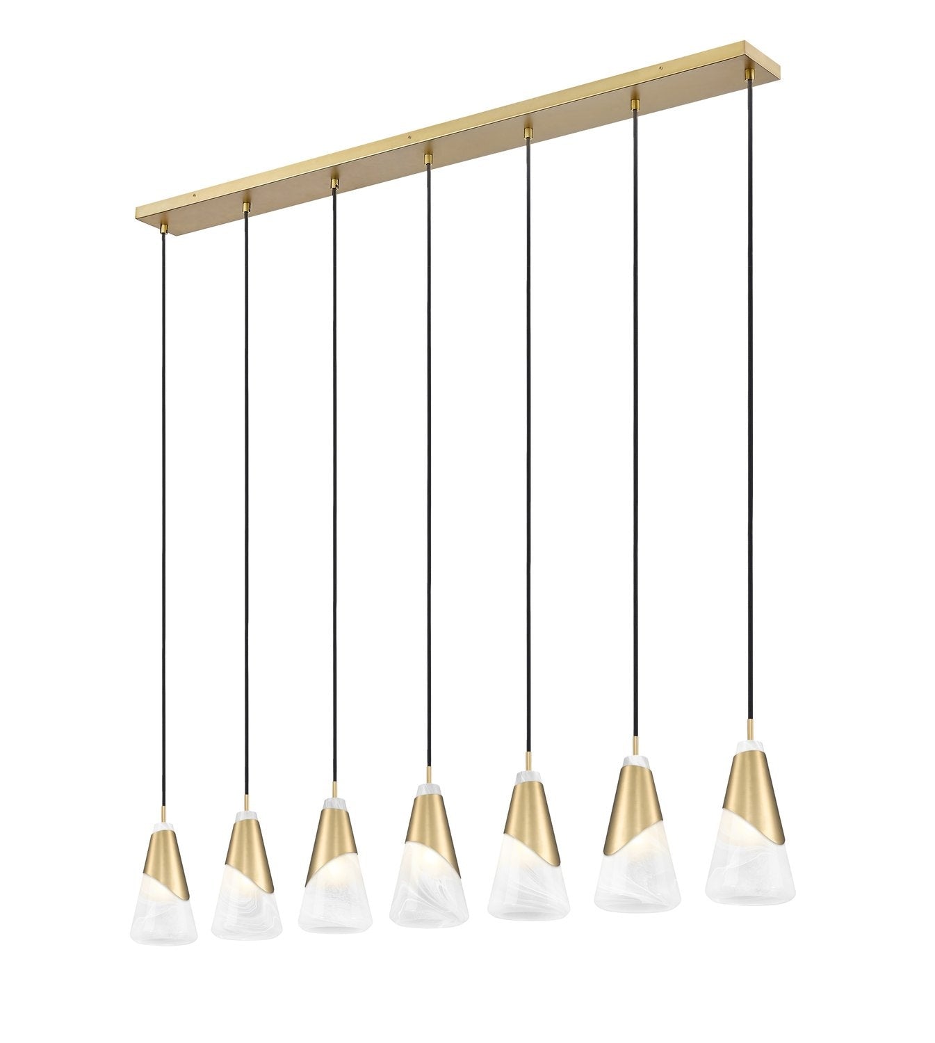 Z-LITE, AIMIE LINEAR CHANDELIER, LINEAR LIGHT FIXTURE