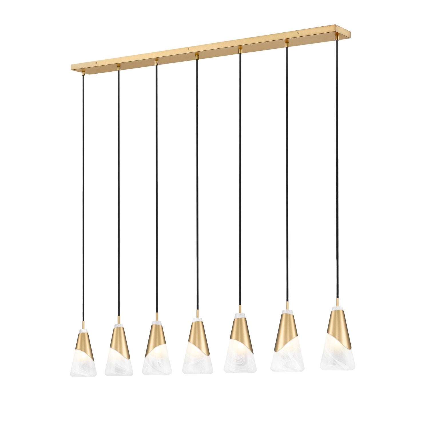 Z-LITE, AIMIE LINEAR CHANDELIER, LINEAR LIGHT FIXTURE