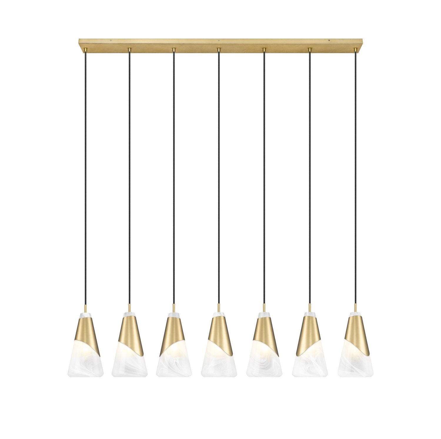 Z-LITE, AIMIE LINEAR CHANDELIER, LINEAR LIGHT FIXTURE