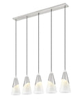 Z-LITE, AIMIE LINEAR CHANDELIER, LINEAR LIGHT FIXTURE