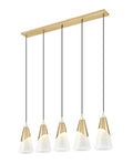 Z-LITE, AIMIE LINEAR CHANDELIER, LINEAR LIGHT
