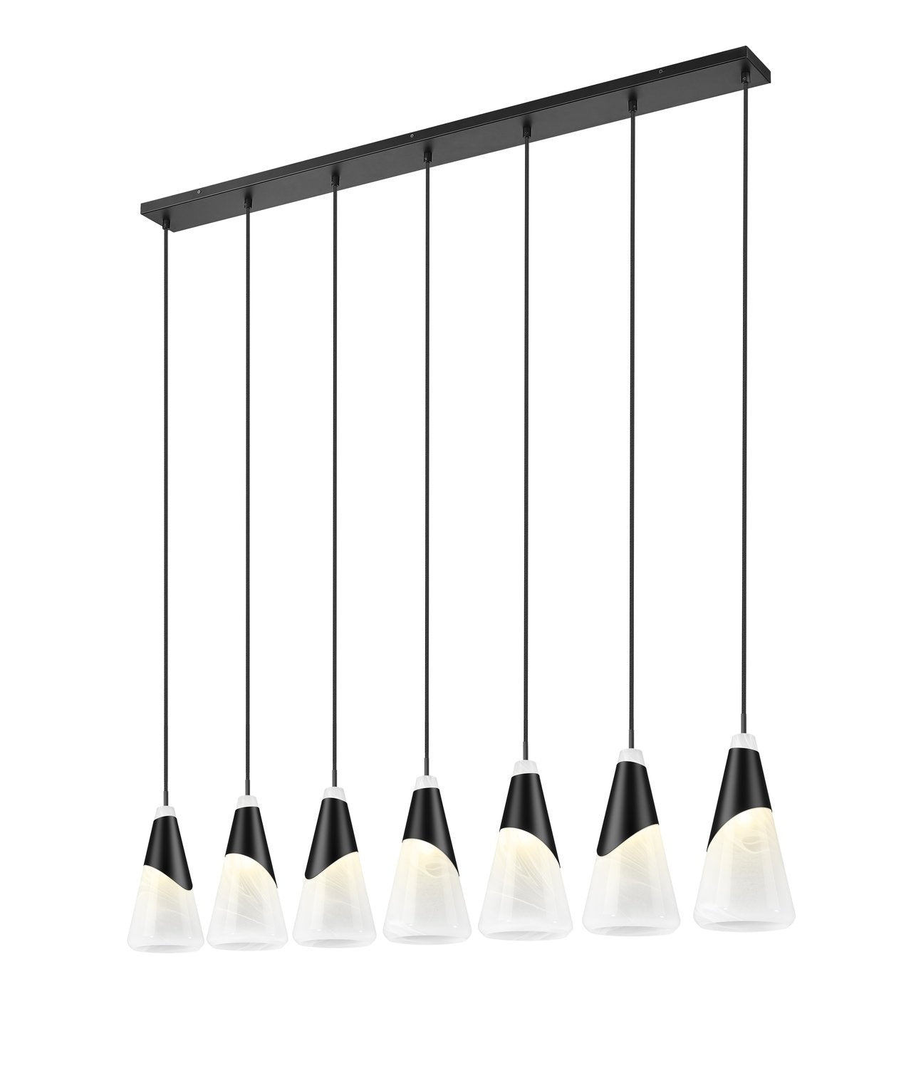 Z-LITE, AIMIE LINEAR CHANDELIER, LINEAR LIGHT FIXTURE