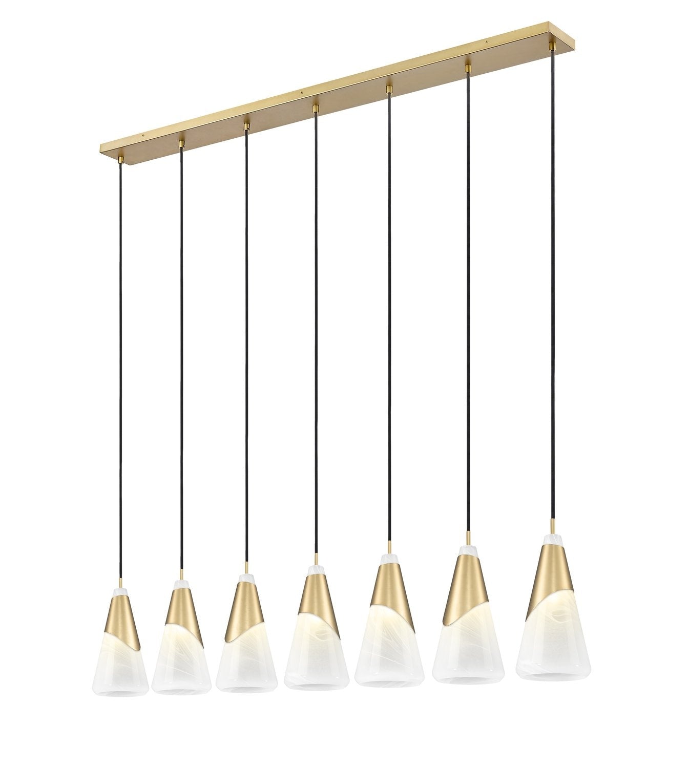 Z-LITE, AIMIE LINEAR CHANDELIER, LINEAR LIGHT FIXTURE