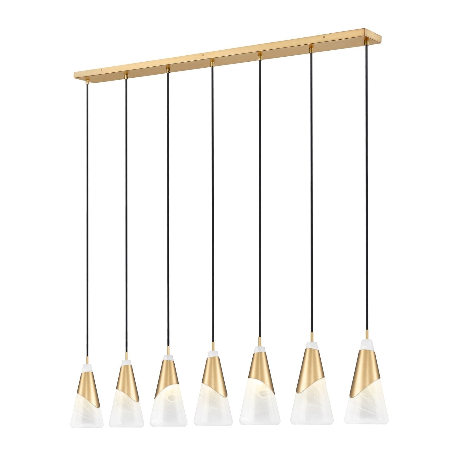 Z-LITE, AIMIE LINEAR CHANDELIER, LINEAR LIGHT FIXTURE