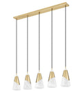 Z-LITE, AIMIE LINEAR CHANDELIER, LINEAR LIGHT