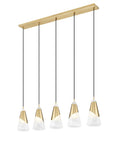 Z-LITE, AIMIE LINEAR CHANDELIER, LINEAR LIGHT