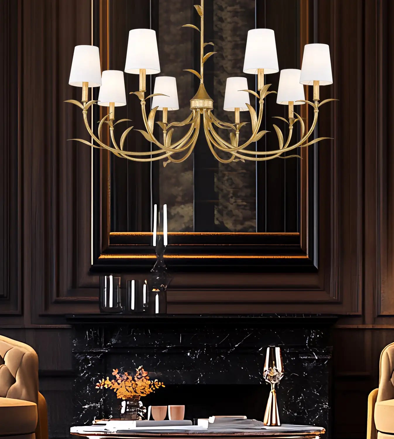 Z-LITE, ASLIN CHANDELIER, CHANDELIER LIGHT