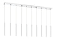 Z-LITE, FOREST LINEAR CHANDELIER, LINEAR LIGHT