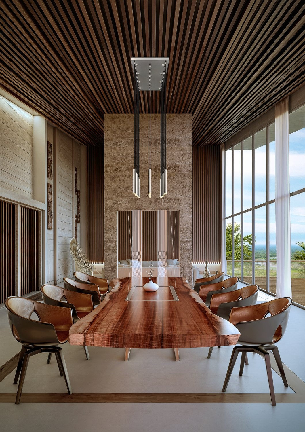 Z-LITE, FOREST LINEAR CHANDELIER, LINEAR LIGHT