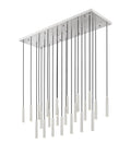 Z-LITE, FOREST LINEAR CHANDELIER, LINEAR LIGHT