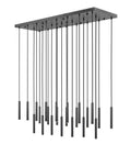 Z-LITE, FOREST LINEAR CHANDELIER, LINEAR LIGHT