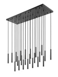Z-LITE, FOREST LINEAR CHANDELIER, LINEAR LIGHT