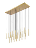 Z-LITE, FOREST LINEAR CHANDELIER, LINEAR LIGHT