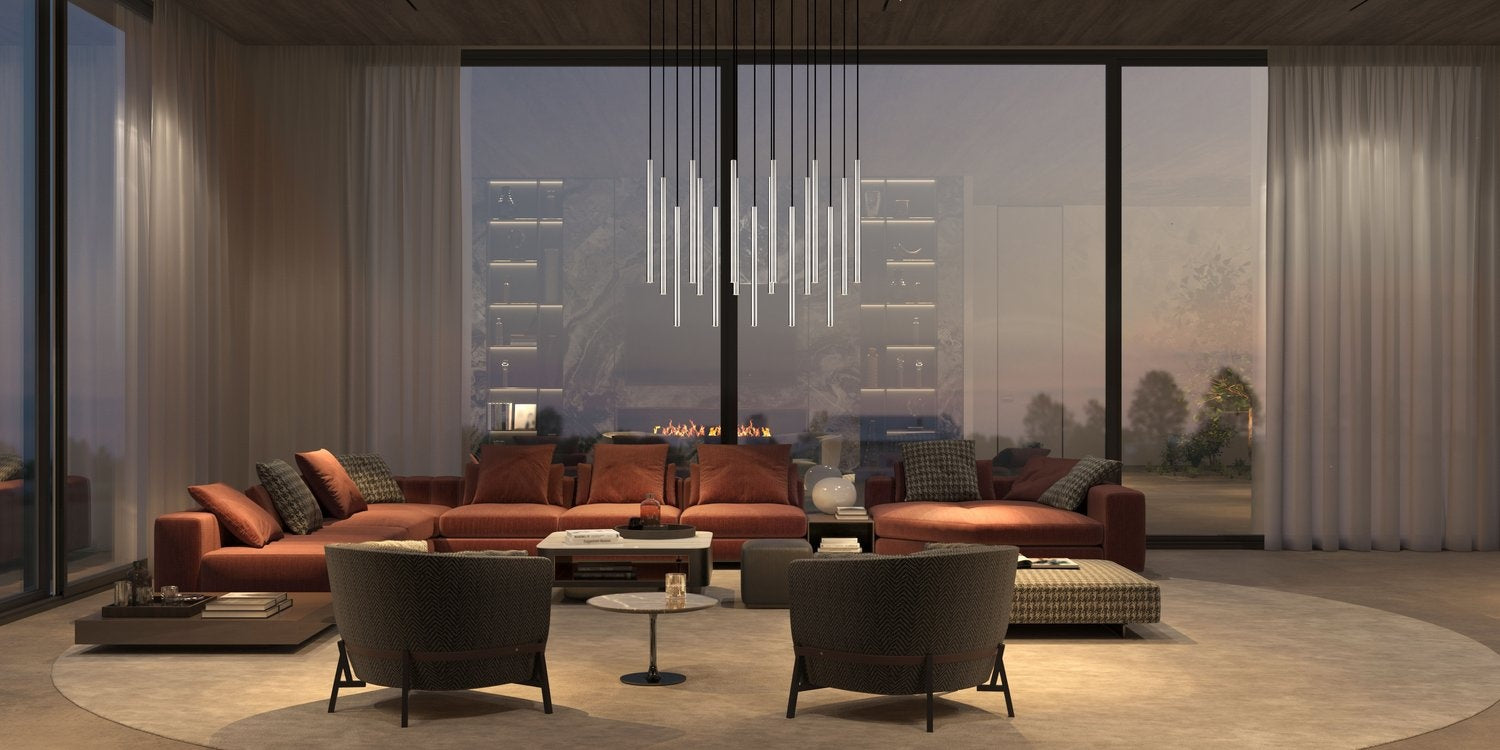 Z-LITE, FOREST LINEAR CHANDELIER, LINEAR LIGHT