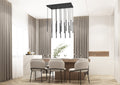 Z-LITE, FOREST LINEAR CHANDELIER, LINEAR LIGHT