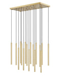 Z-LITE, FOREST LINEAR CHANDELIER, LINEAR LIGHT