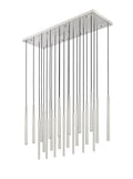 Z-LITE, FOREST LINEAR CHANDELIER, LINEAR LIGHT