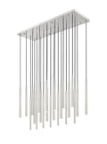 Z-LITE, FOREST LINEAR CHANDELIER, LINEAR LIGHT
