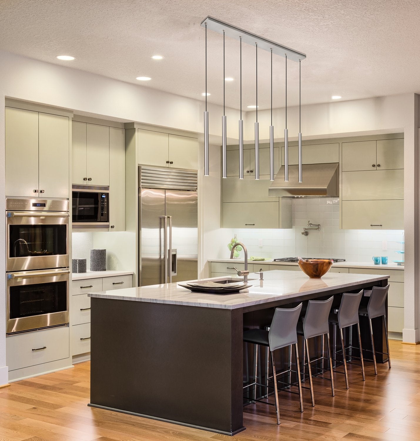 Z-LITE, FOREST LINEAR CHANDELIER, LINEAR LIGHT