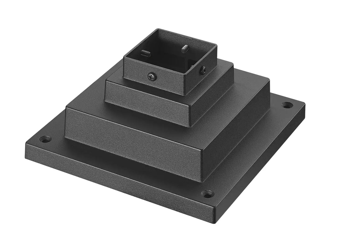 Z-LITE PIER MOUNTS OUTDOOR POSTS +HARWARE | LSQPM-BK - Post