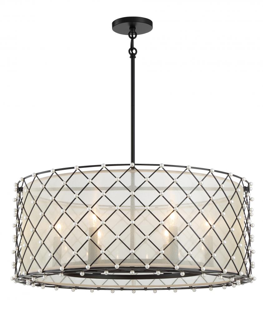 Sheer Elegance - 6 Light Pendant