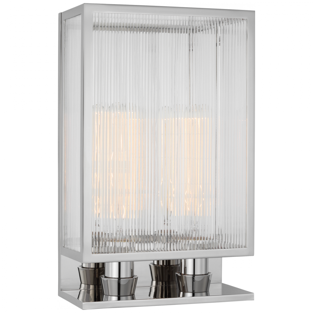 York 16&#34; Double Box Sconce