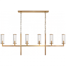 Visual Comfort & Co. Signature Collection KW 5203AB-CG - Liaison Large Linear Chandelier