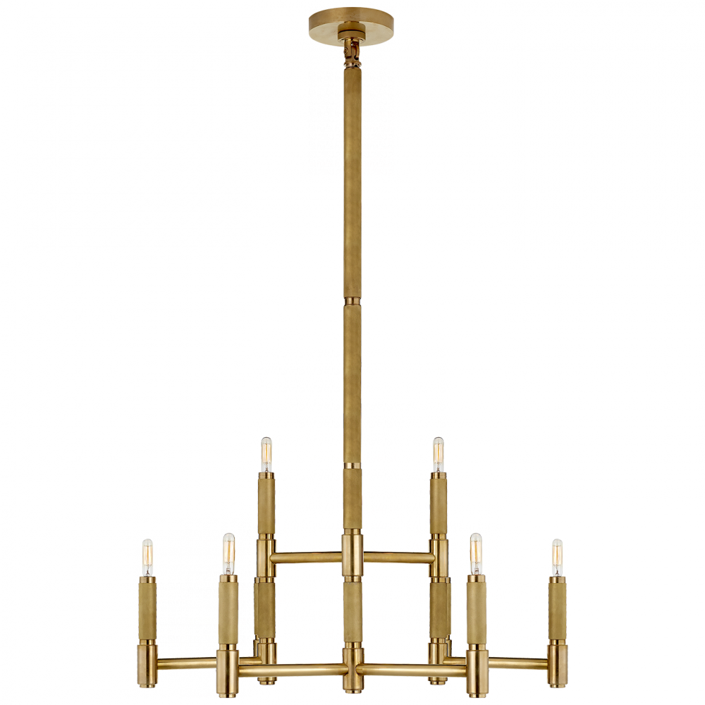 Barrett Medium Knurled Chandelier