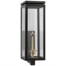 Visual Comfort & Co. Signature Collection RL CHO 2560BLK-CG - Fresno Medium Bracketed Gas Wall Lantern