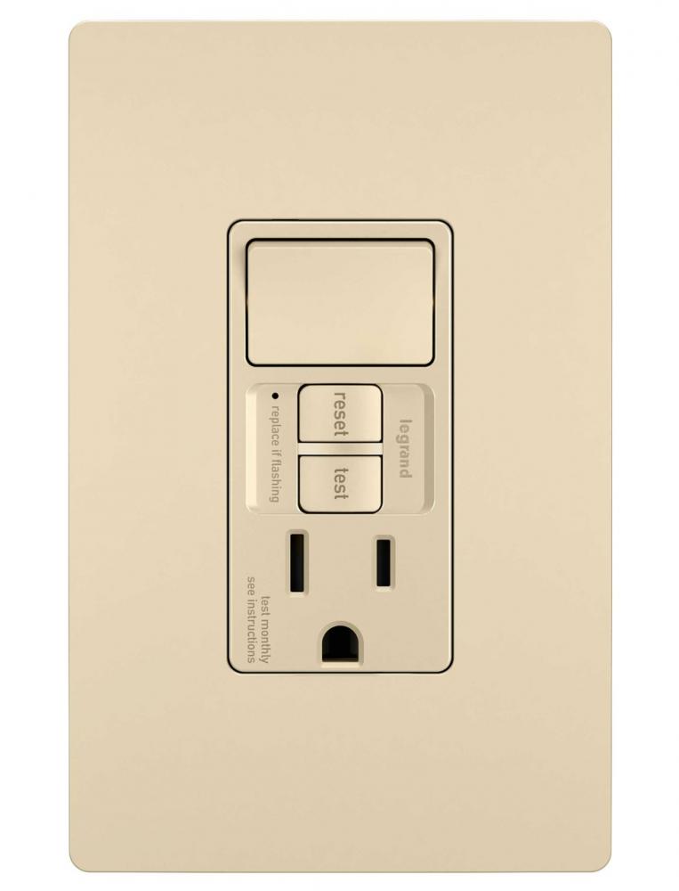 Self-Test GFCI Recep/SW TR 15A 125V IV