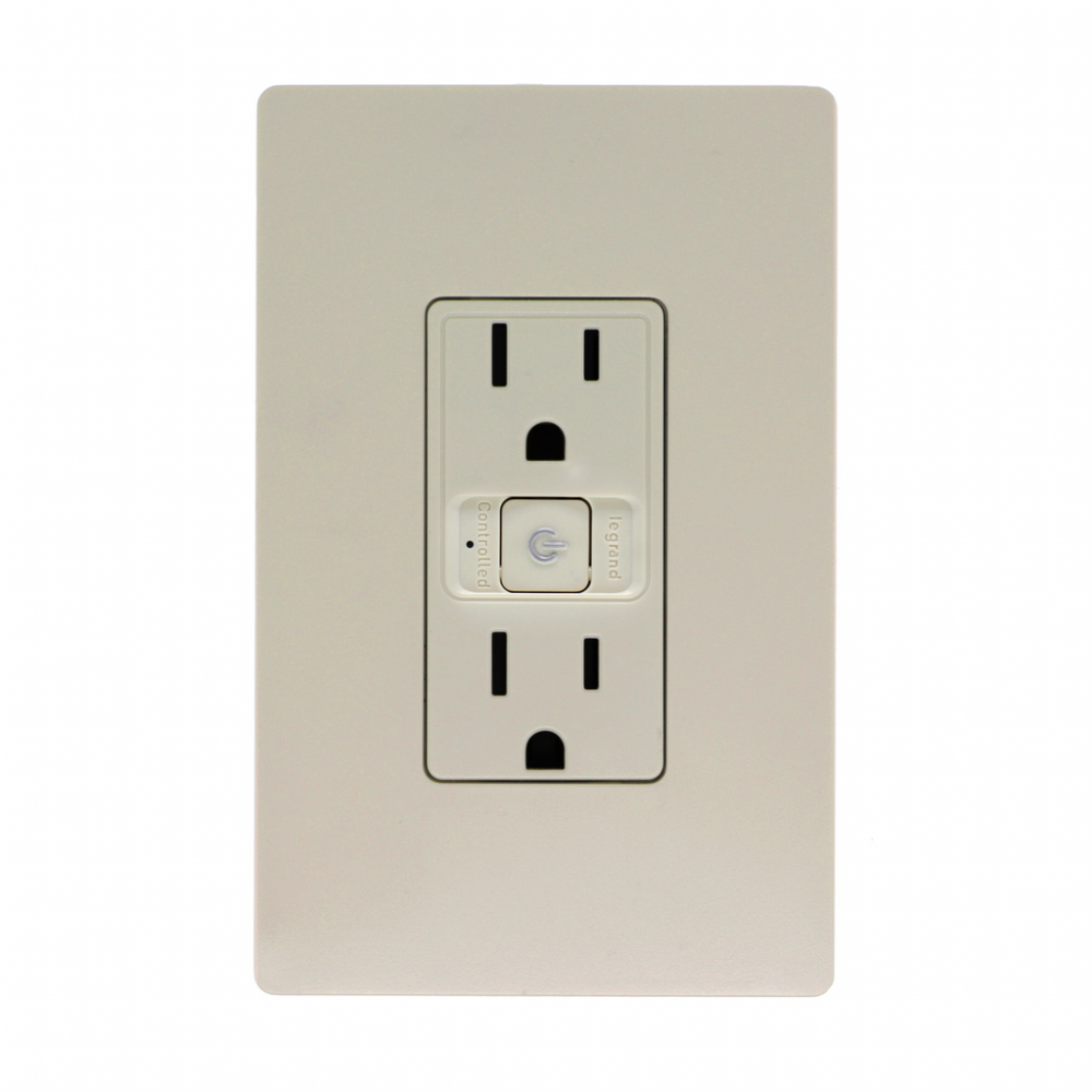 radiant? Smart Outlet, Wi-Fi, Light Almond